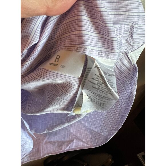 Ermenegildo Zenga Long Sleeve Button Up Shirt - Size 16.5‎ - Picture 3 of 5